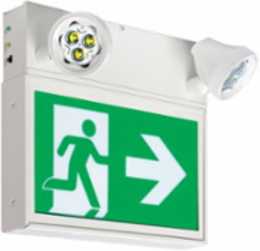Pictogram Combination Unit, 12V DC, 50W, 2 Lamps, Lead-Calcium Battery