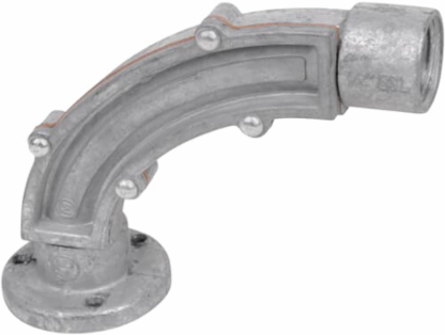 3/4 Inch Die Cast Aluminum 90 Degree Slab Insert for Rigid/IMC Conduit