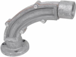 3/4 Inch Die Cast Aluminum 90 Degree Slab Insert for Rigid/IMC Conduit