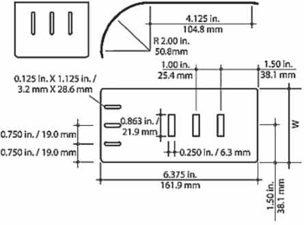 Accessory, Cable Drop-Out