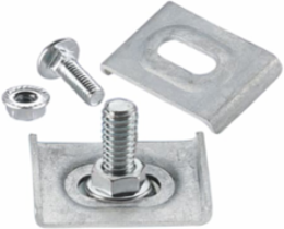 BARRIER STRIP CLAMP HDG (STD.PK.20)