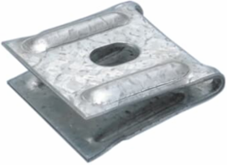 WALL MNT.CLAMP SS (STD. PK. 25)