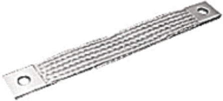 Extra Flexible Braid Connector 1 Hole 254mm Long Tin-Plated Copper