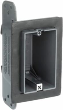 One-Gang Airtight Non-Metallic Box 18 Cubic Inches, 4 Cable Entries