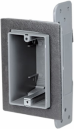 One-Gang Airtight Device Box 18 Cubic Inches Non-Metallic Gray