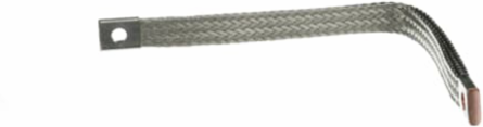 Flexible Braid Connector 316.8 KCMIL, 24 Inch Long, Tin-Plated Copper