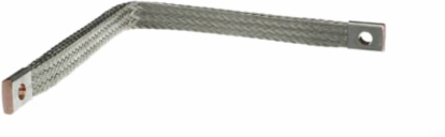 Flexible Braid Connector 316.8 KCMIL, 24 Inch Long, Tin-Plated Copper