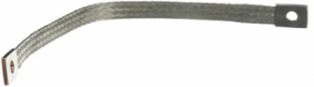 Tinned Copper Flexible Braid Connector 48 KCMIL, 18 Inch Length