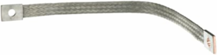 Tinned Copper Flexible Braid Connector 48 KCMIL, 18 Inch Length