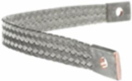 Flexible Braid Connector 76.8 KCMIL 18 Inch Tin-Plated Copper