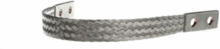 Flexible Braid Grounding Connector, 18 Inch Length, 76.8 KCMIL