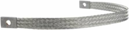 Flexible Braid Connector 24 Inch, 76.8 KCMIL, Tin-Plated Copper
