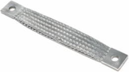 Flexible Braid Connector 1-Hole 8 Inch, 1-1/2 Inch Width, 1/4 Inch Thickness