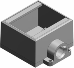 1 INCH, 2G-DEEP BOX, IRON, D-END