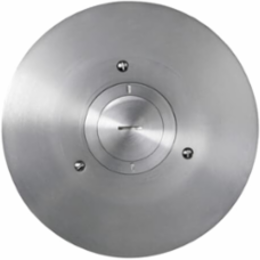 Aluminum Poke-Through Cover, 7 Inch Diameter