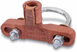 E-Z-Ground Compression Ground Clamp 2-1/2 Inch for Copper to Steel/Aluminum