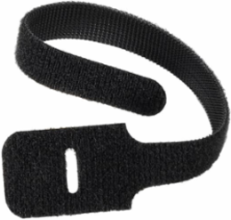 Hook and Loop Cable Tie 0.5 Inch x 9 Inch Red, 40 lb Tensile Strength, Nylon