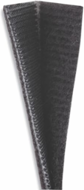 Black Nylon Cable Tie 6 Inch, 50 lb Tensile Strength, Velcro Fastener