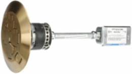 Poke-Through 3 Inch Drill Size with 2 Power and 2 Data Jacks, Brass Cover