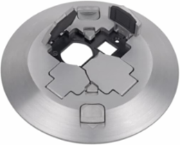 Aluminum Poke-Through Cover, 7-1/2 Inch Diameter