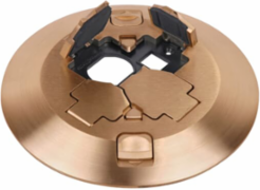 Brass Poke-Through Cover, 7-1/2 Inch Diameter