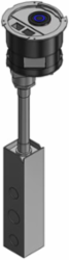 4 Inch Poke-Through Base Unit - 20A 250V, Galvanized Steel, 19-3/4 Inch Length