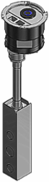 Fire Rated Poke Through Box, 19-3/4 Inch Length, 1/2 Inch Hub Size, Galvanized Steel