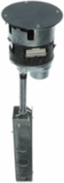 Poke-Through Base 4 Inch with 4 Power Receptacles & 4 Data Jacks