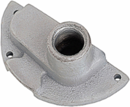 Poke Through System, 1/2 Inch, Cast Iron, 9.25x4.5x5.5 Inch
