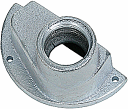 Fire Rated Poke Through System, 1 Inch, Cast Iron, 9.37x4.75x5.25 Inch