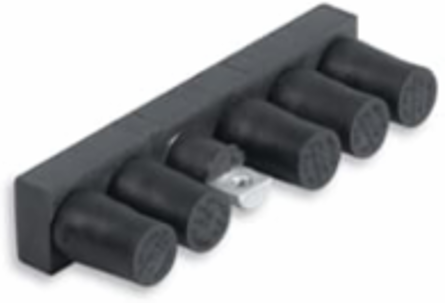 Aluminum Flood-Seal Multi-Port Connector 11-3/4 Inch, 8 Outlets, EPDM Rubber Insulation
