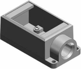 1INCH, 1G-SHALLOW BOX, IRON, D-END