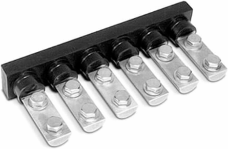 Aluminum Flood Seal Multi-Port Connector, 5 Poles, 9.125 Inch Width, Two-Bolt Design