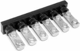 Aluminum Flood Seal Multi-Port Connector, 5 Poles, 9.125 Inch Width, Two-Bolt Design
