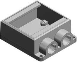 3/4,2G-SHALLOW BX,IRON,DBL-HUB, DEN
