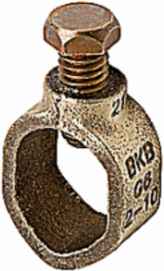 Ground Rod Clamp 3/4 Inch Rod Size Copper Alloy UL Listed for Direct Burial