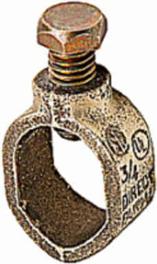 Ground Rod Clamp 3/4 Inch Rod Size Copper Alloy UL Listed for Direct Burial