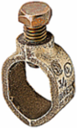 Ground Rod Clamp 3/4 Inch Rod Size Copper Alloy UL Listed for Direct Burial
