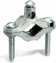 Cast Brass Ground Clamp 1-1/4 Inch to 2 Inch for #10 - #2 AWG Copper