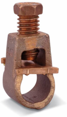 Heavy Duty Ground Rod Clamp 1/2 Inch, Copper Alloy, Wire Range 8 SOL
