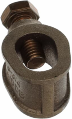 Heavy Duty Ground Rod Clamp 3/4 Inch Copper Alloy Hex Head