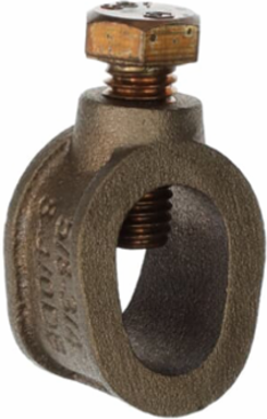 Heavy Duty Ground Rod Clamp 3/4 Inch Copper Alloy Hex Head