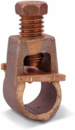 Heavy Duty Ground Rod Clamp 5/8 Inch Copper Alloy, Wire Range 8 Solid