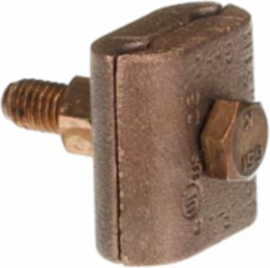 Ground Clamp 4 Solid to 2/0 Conductor Range, Bronze Material