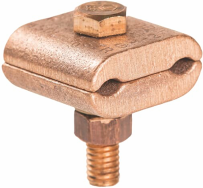 Parallel Bronze Ground Clamp 2/0 Solid to 250 kcmil