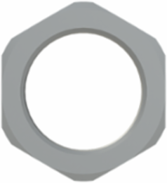 LOCKNUT PA6 M25X1.5 GRY