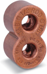 E-Z-Ground Compression Ground Rod Connector, 3/4 Inch for 2 AWG - 2/0 AWG