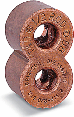 E-Z-Ground Compression Grounding Connector 300-500 kcmil, 3/4 Inch