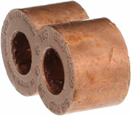 E-Z-Ground Figure 8 Connector for 5/8 Inch Ground Rod, Copper, 3/0-250 AWG