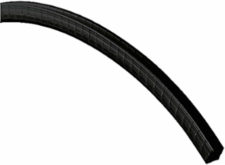 Black Nylon Grommeting for Panels up to 0.04 Inch Thick, 100 ft Length